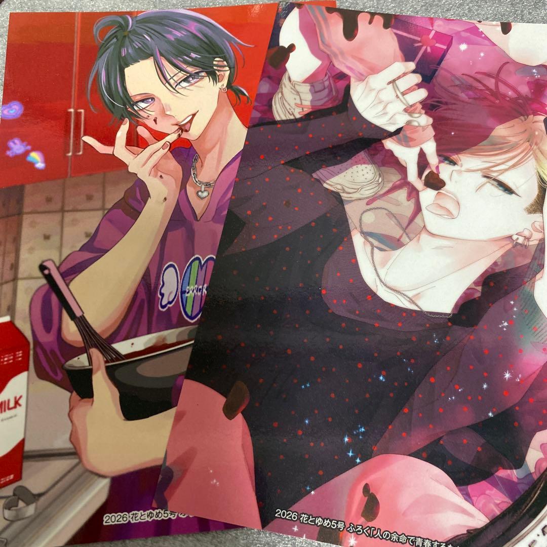 花とゆめ 2026年 5号 付録 バレンタインメンズブロマイド 2枚セット