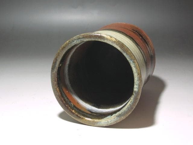 ☆ 濱田庄司 地釉流掛花生 味わい深い一品です☆x395