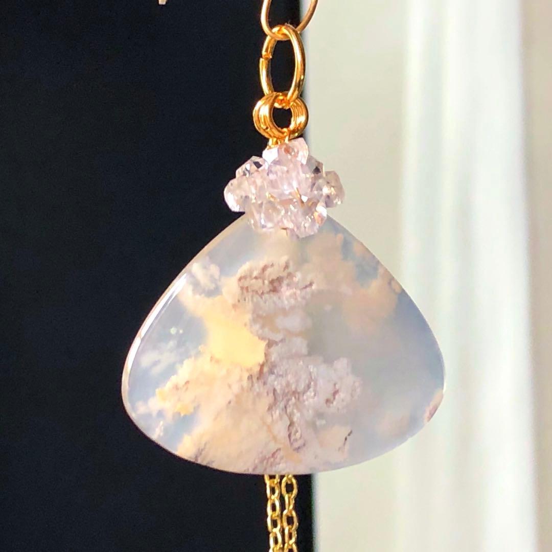 天然石♡極上激レア♡ウォータープルームアゲートのペンダントトップ