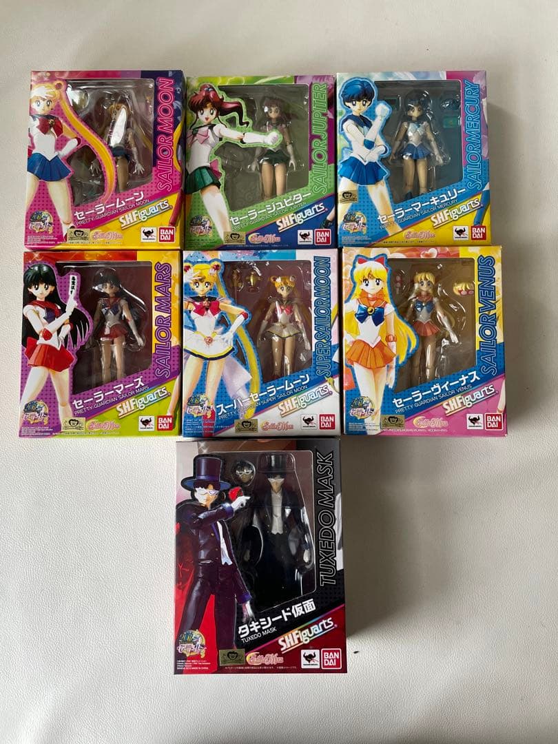 S.Hフィギュアーツ 美少女戦士セーラームーン ジュピター マーキュリー マーズ S.H.Figuarts ✨セーラームーン ✨セーラーマーキュリー ✨セーラー