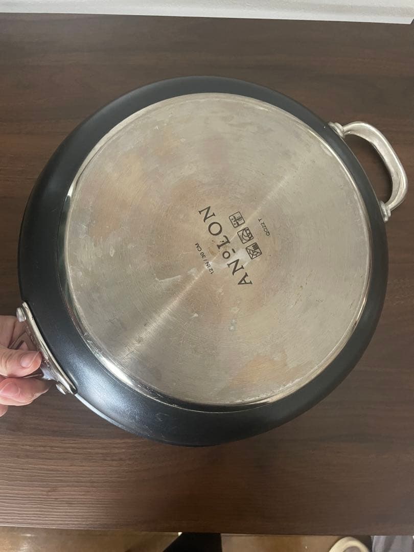 ANOLON ノンスティック フライパン 10インチ（約25cm）両手鍋タイプ