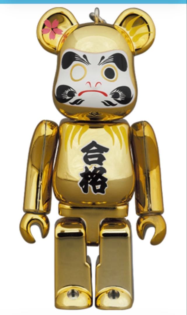 BE@RBRICK 達磨 合格 金メッキ 100％ - メルカリ