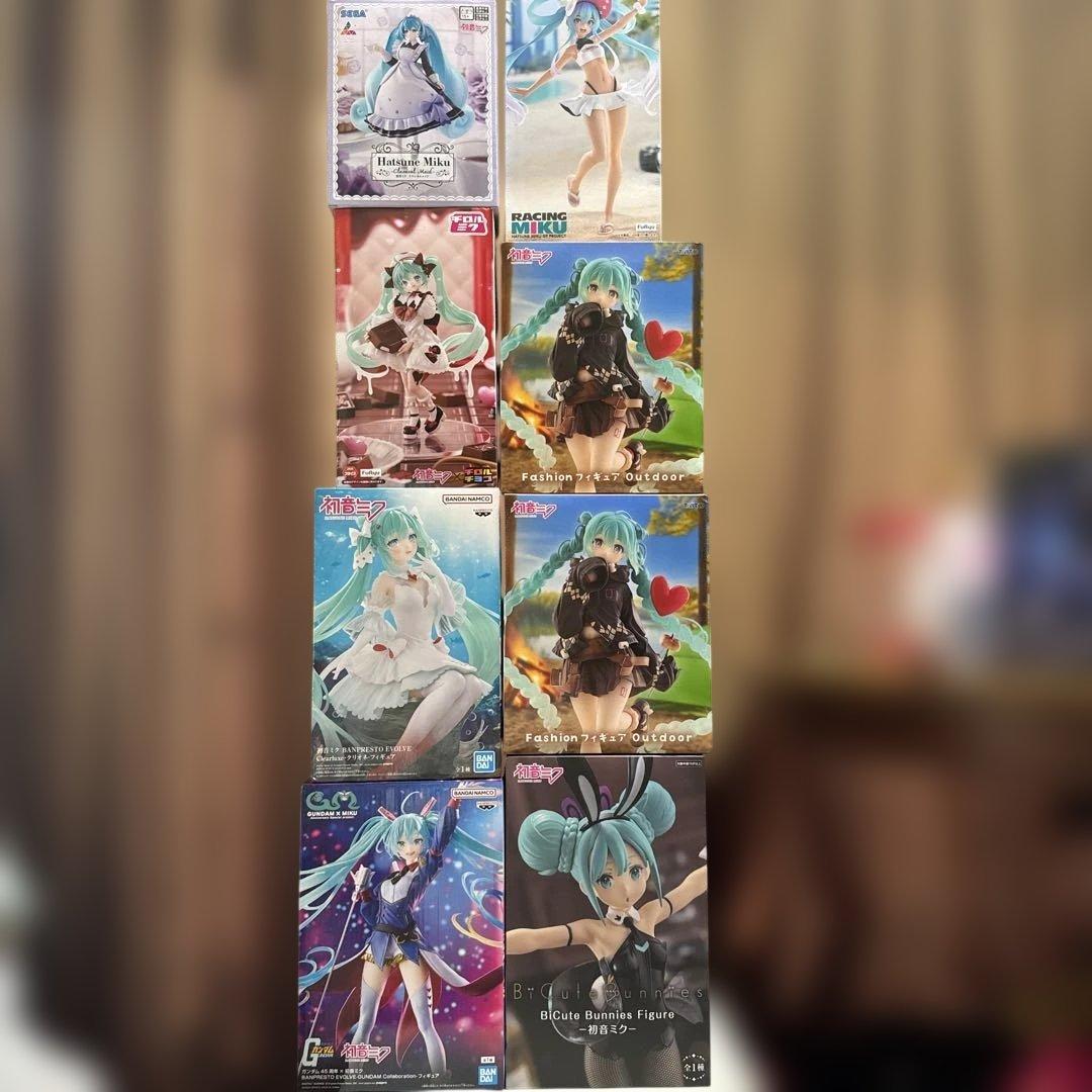 □ 初音ミク プライズフィギュア8点セット - メルカリ