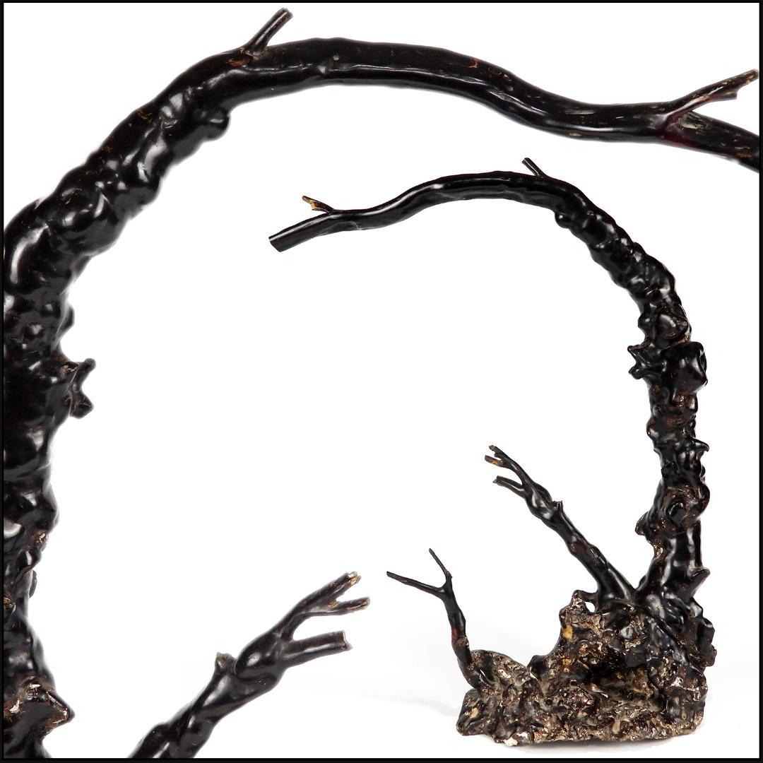 中国美術 時代 天然 隨形 海松 置物 大型 古美術 深海松 黒珊瑚 海松(黒珊瑚・Black Coral) | 伊吹新八商店 IBUKISHINPACHI