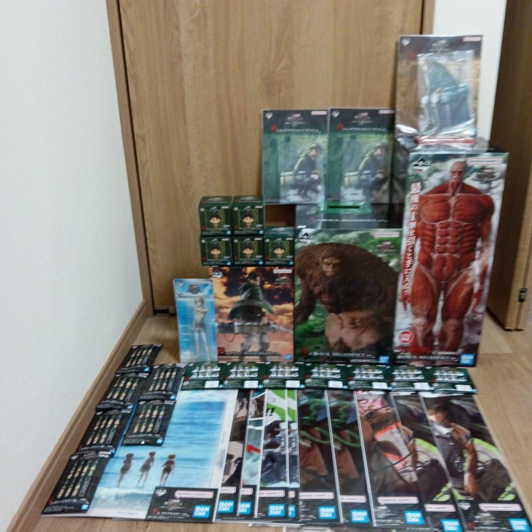 一番くじ　進撃の巨人　未開封 全35個 一番くじ 進撃の巨人 ～獣の巨人は俺が仕留める～｜一番くじ倶楽部