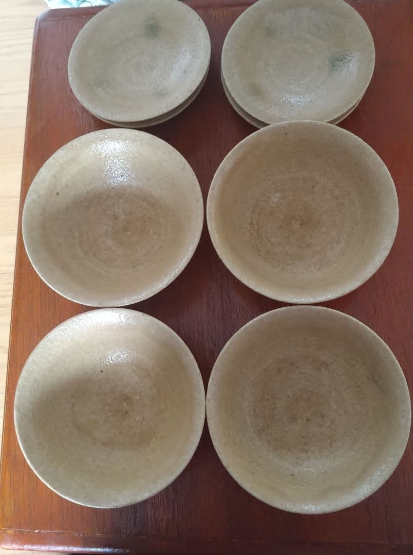 米田万太郎黄瀬戸皿×10枚