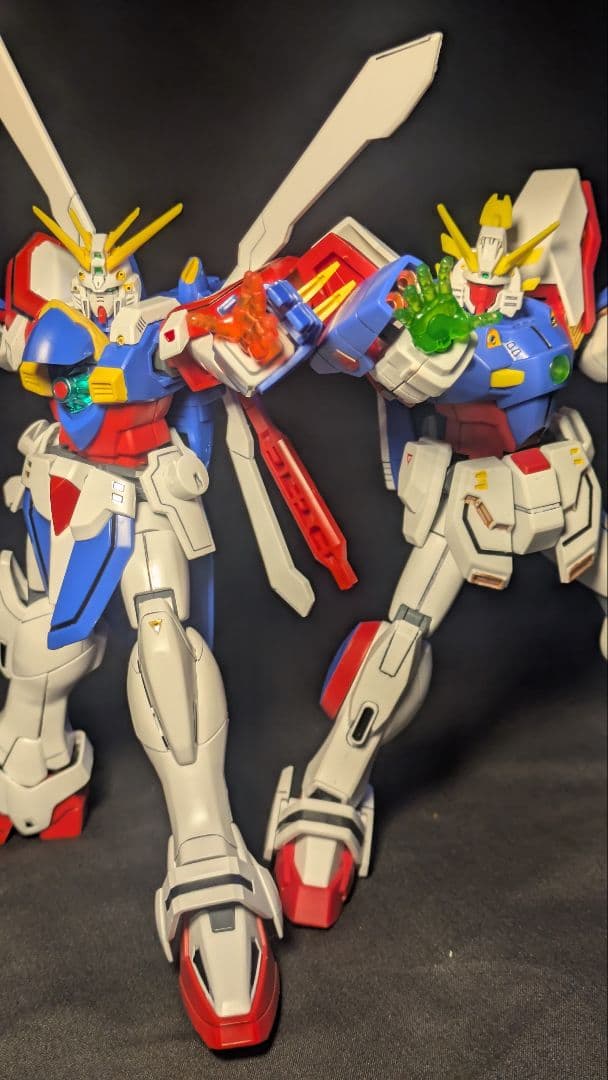 HG 塗装済 ゴッドガンダム シャイニングガンダム ガンプラ Gガンダム