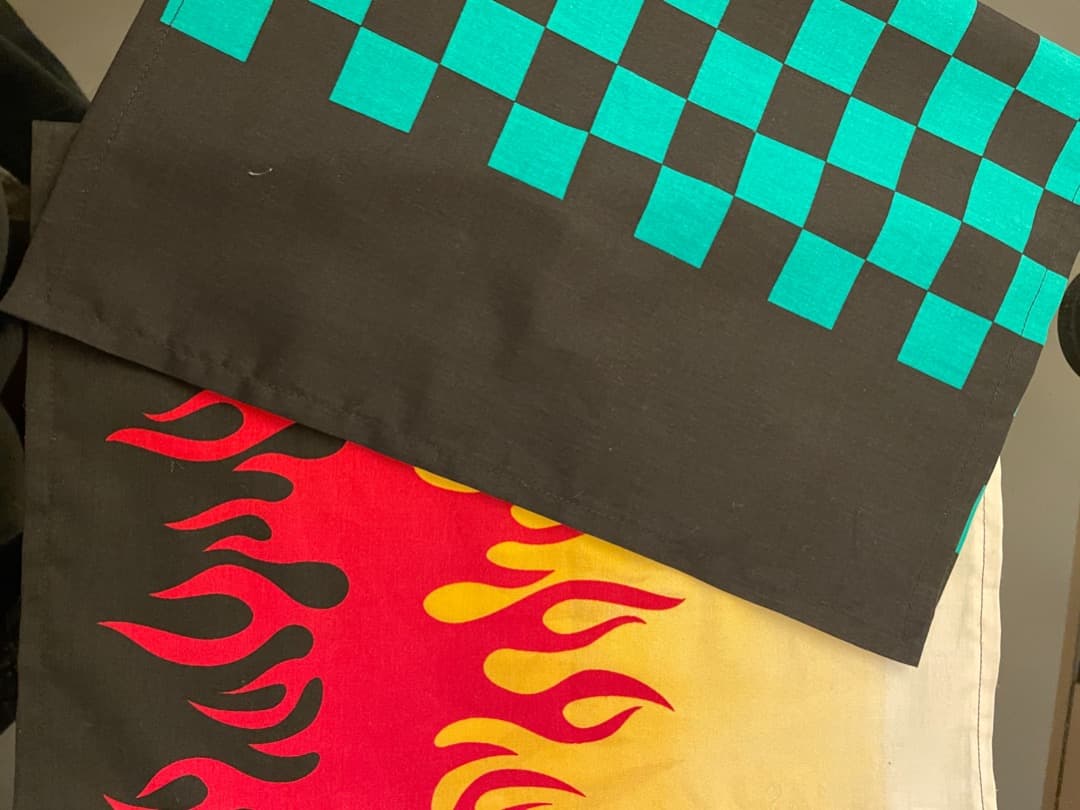 【こちらは見本です】ランチョンマット　縦35×横50センチ　人気の和柄　鬼 楽天市場】メール便で送料無料!!【日本製 綿100%】全17柄の和柄