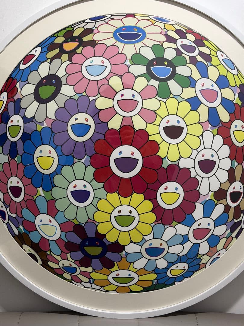 村上隆 フラワーボール カラフル／ミラクル／スパークル ED300 納品