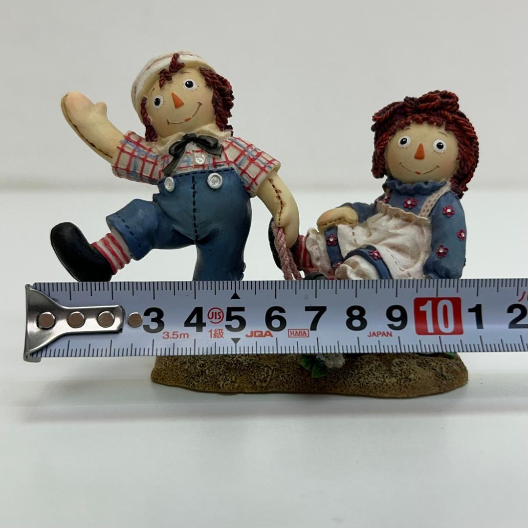 ね*^様 ラガディ アン＆アンディ 置物 陶器 エネスコ Raggedy Ann