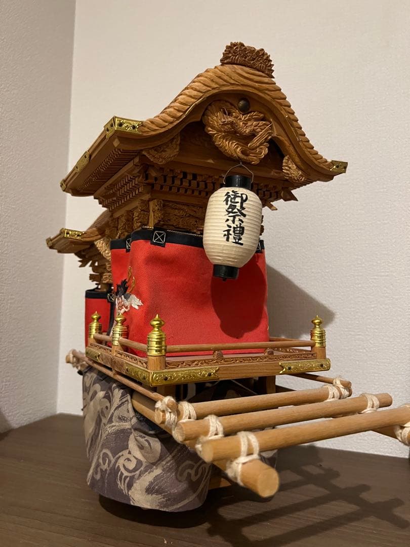 価値あり。石川型　かなりのレアミニだんじり木彫り 価値あり。石川型 かなりのレアミニだんじり木彫り - メルカリ