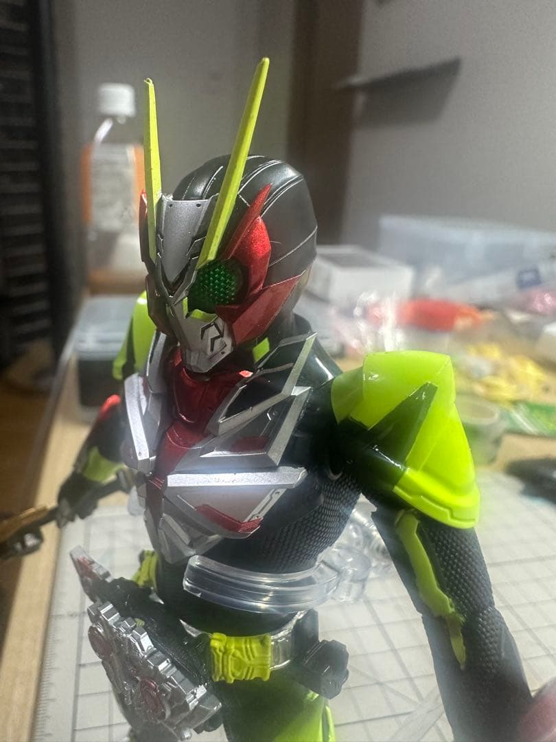 改造品 S.H.Figuarts 仮面ライダーゼロスリー 発光.ver