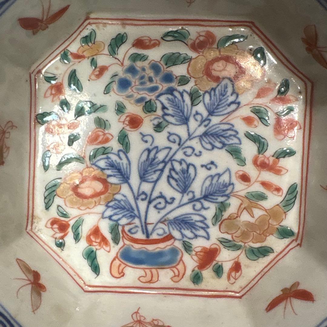 江戸時代□古伊万里 三つ重ね どんぶり 正月