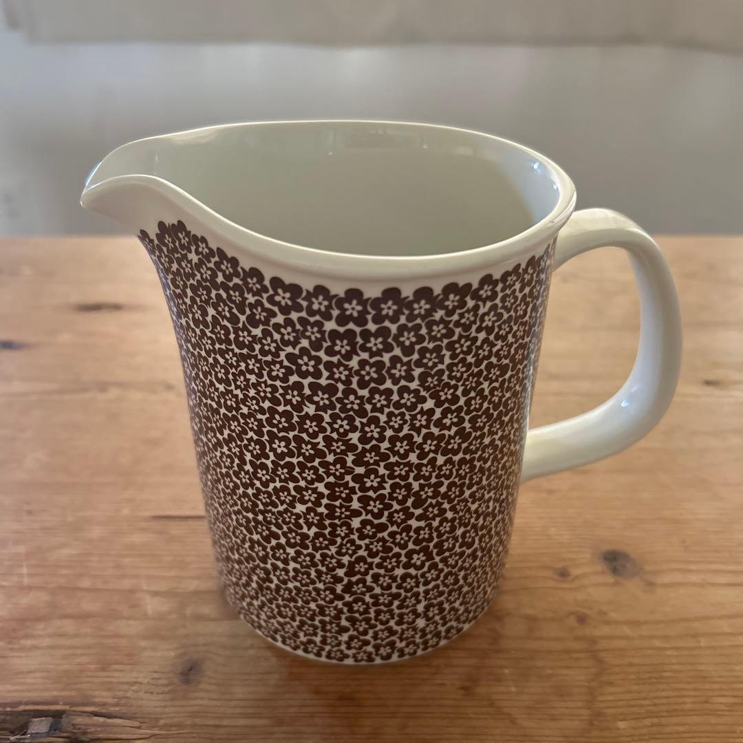 アラビア faenza ファエンツァ　ピッチャー　ブラウン ARABIA/アラビア Faenza/ファエンツァ ティーカップ＆ソーサー