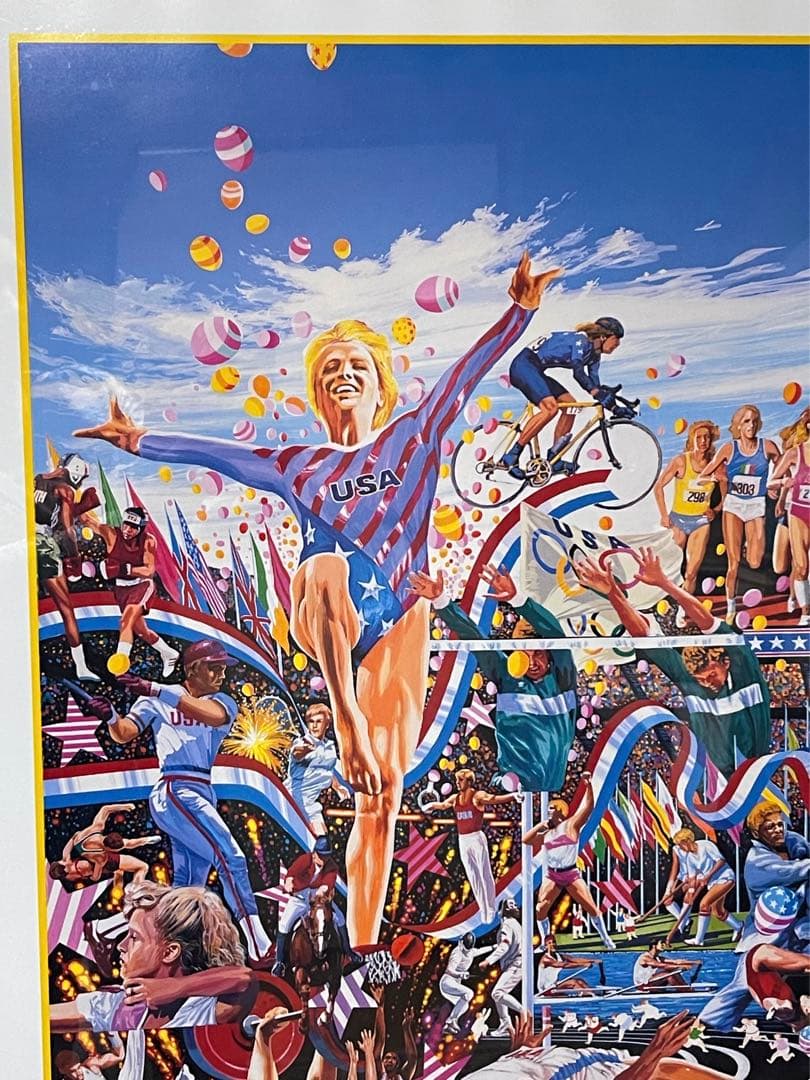 ヒロ・ヤマガタ1988年夏のオリンピック アメリカチームポスター