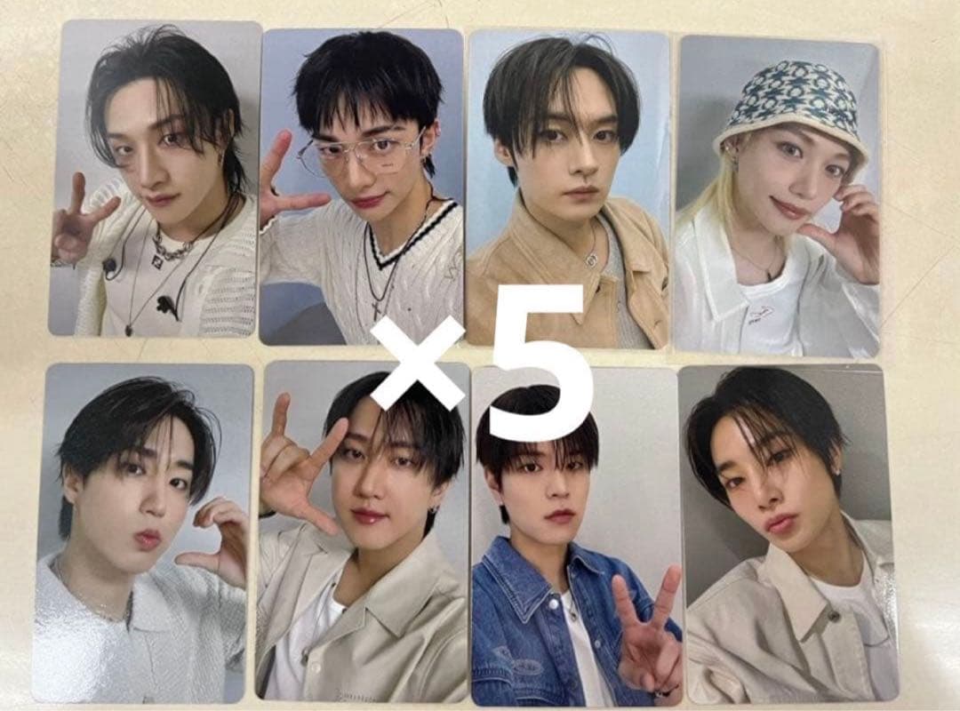 straykids スキズ　KARMA オフイベ　会場限定　トレカ　8種　×5 Stray Kids スキズ オフイベ KARMA 会場限定 トレカ 8枚セット｜Yahoo