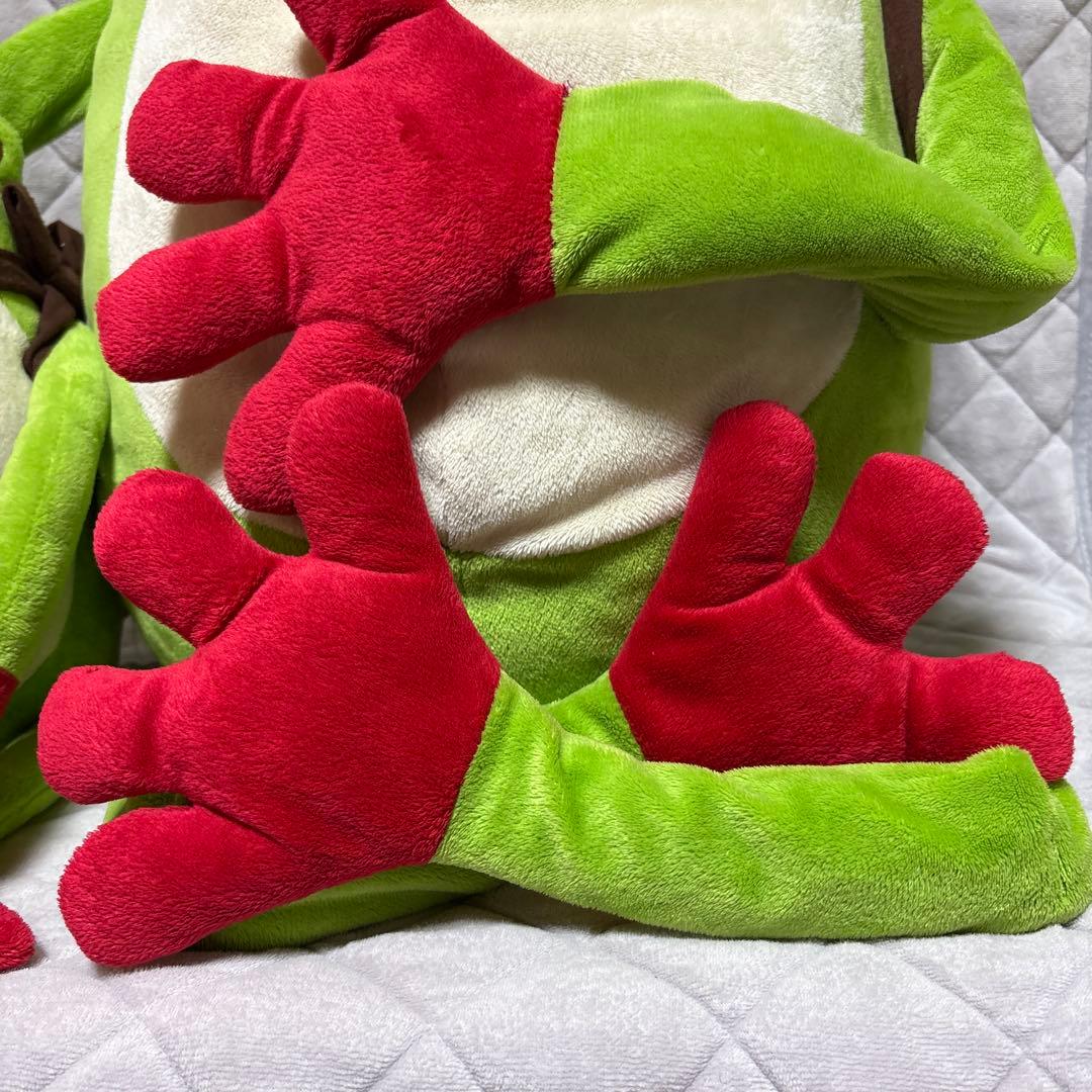 てぶケロ カエル ぬいぐるみ 手袋 マフラー ミドリカエル - メルカリ
