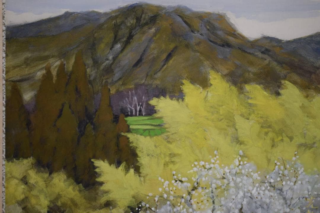 真作/光輪/大和路の早春図/桐共箱二重箱付/布袋屋掛軸HF-408 真作/金子春雪/山水漁師図/桐共箱付/布袋屋掛軸HG-334 - メルカリ