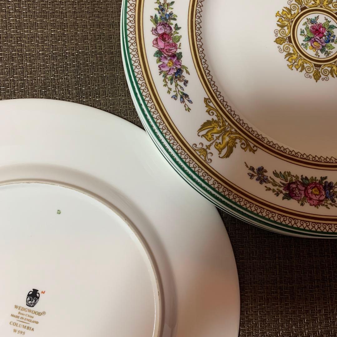 ウェッジウッド コロンビア エナメル 27cm ディナープレート 6枚