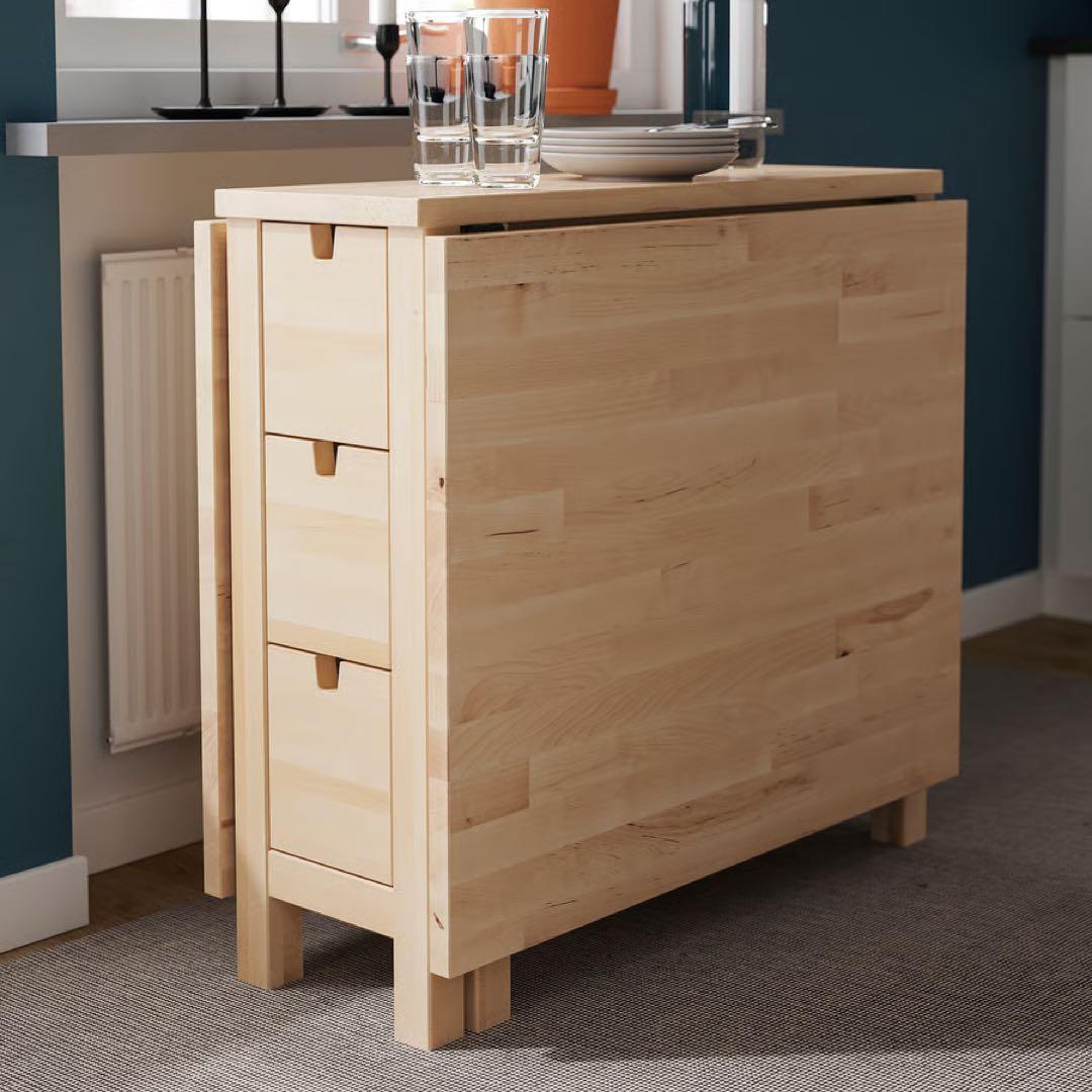 極美品】IKEA イケア NORDEN バタフライテーブル 折りたたみテーブル