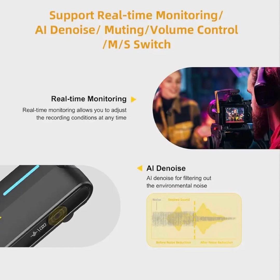 TRYMS iRay DW40 ワイヤレスマイク 4ch 無線マイク 200m - メルカリ