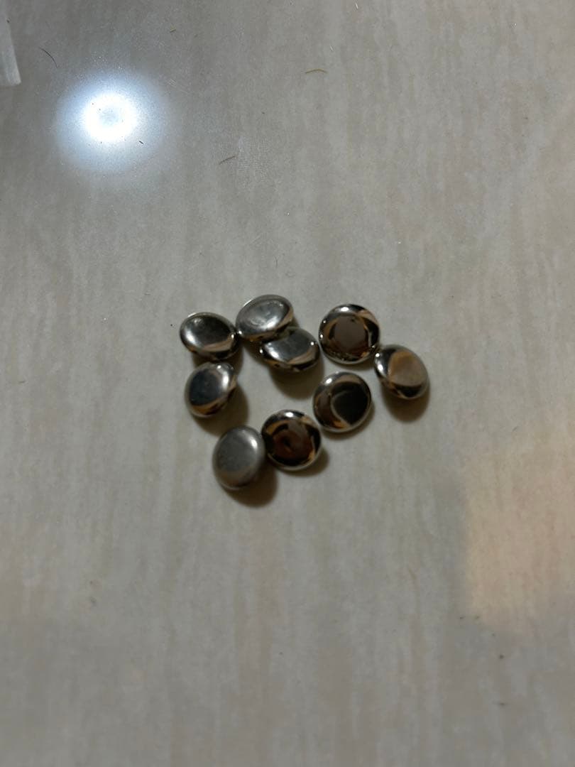 メタルボタン ゴールド シルバー BLAZE 2個セット メタルボタン デザイン 22mm 23mm シルバー