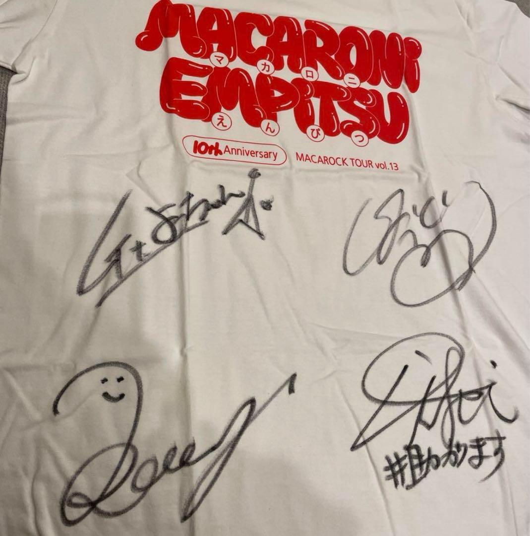 マカロニえんぴつ サイン入りTシャツ - メルカリ