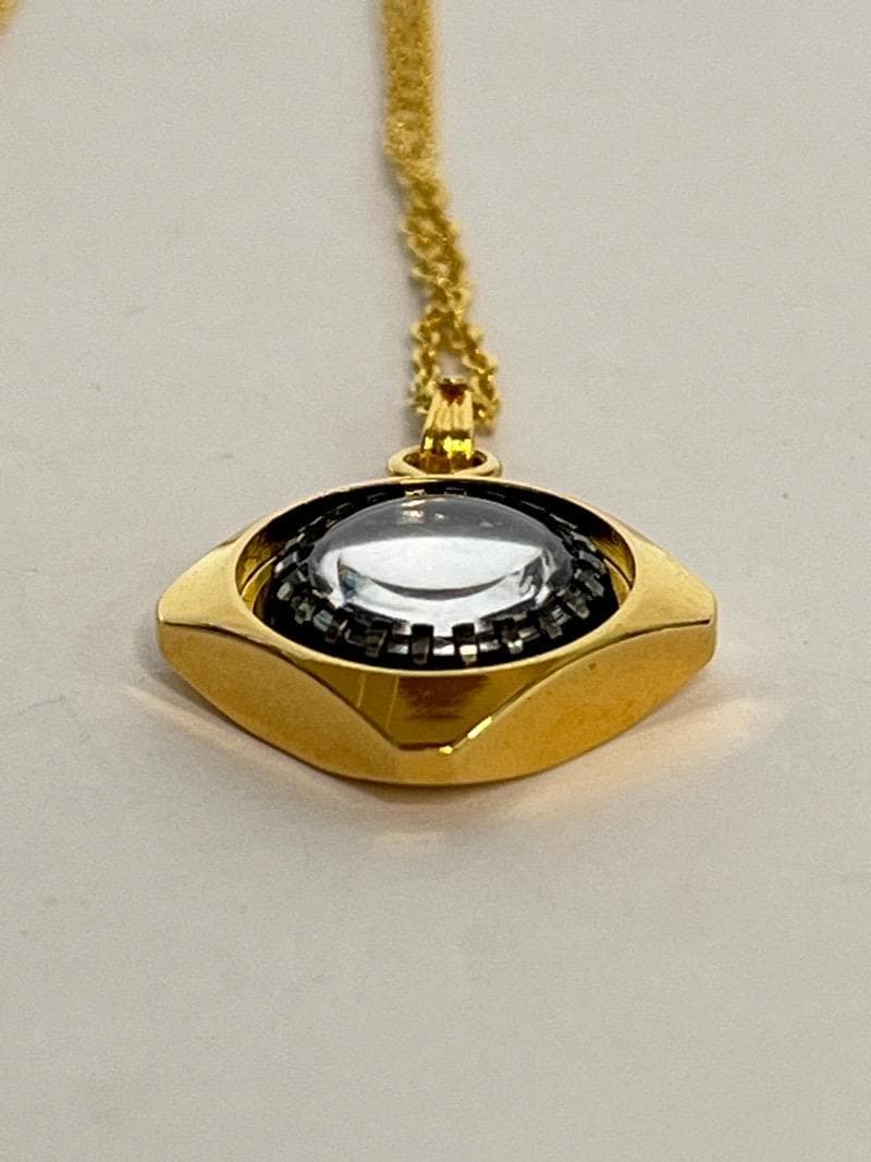 GOLDPARK 砂金入り ネックレス ペンダント 佐渡金山 - メルカリ