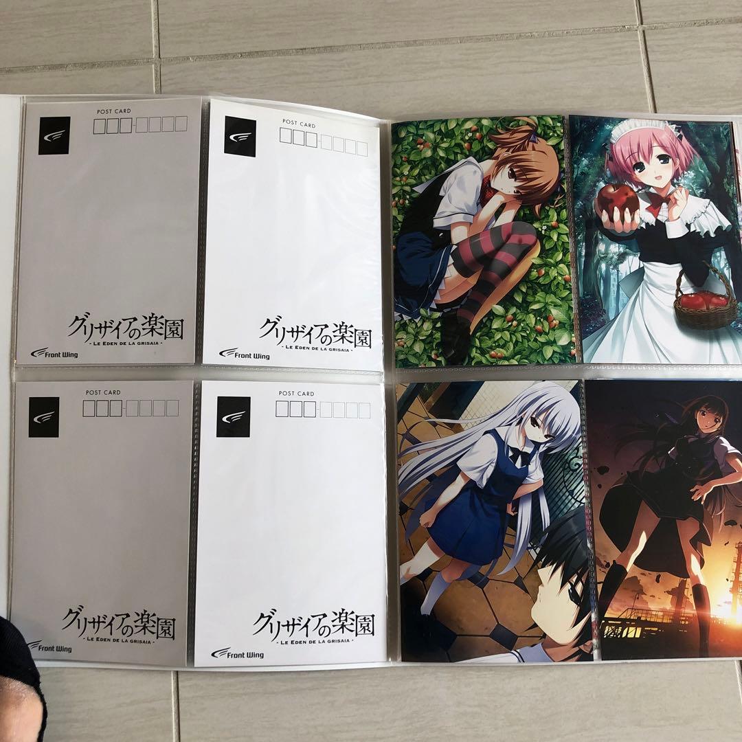グリザイアの楽園ポストカード40枚入りファイル - メルカリ