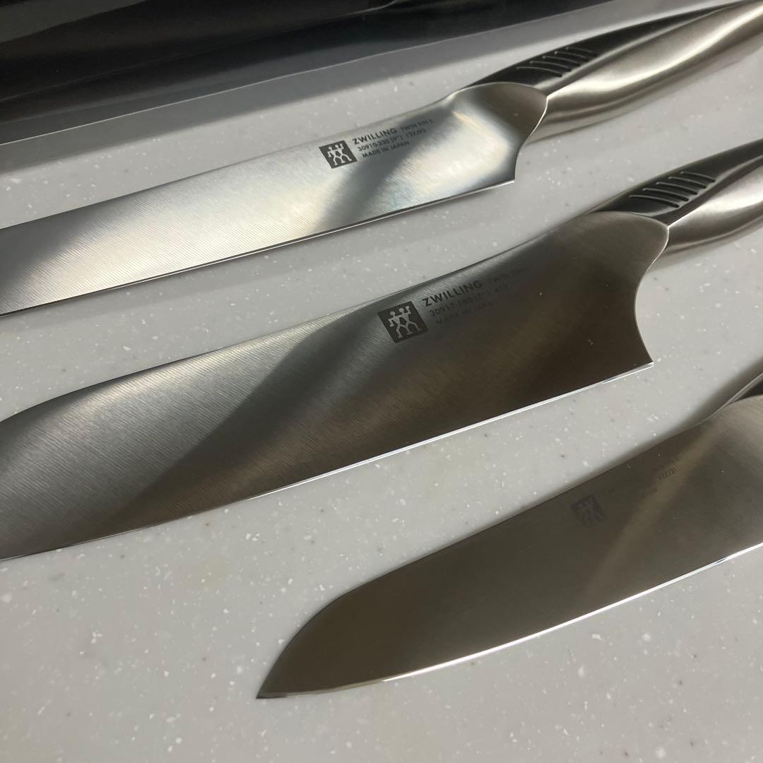 ツヴィリング ツイン フィン2 包丁 3本 （バラ売り相談可） - メルカリ