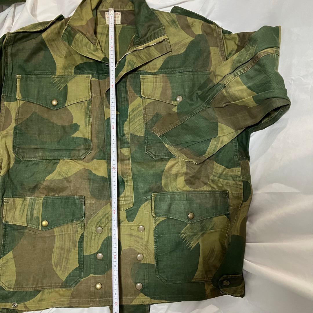 50's ベルギー軍 デニソンスモック ブラッシュストロークカモ 実物 官