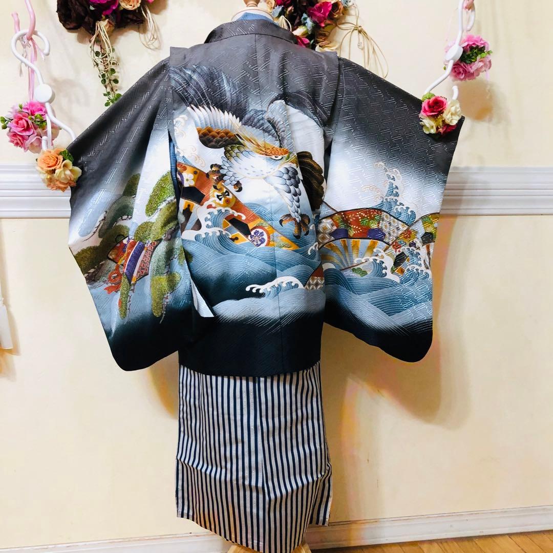 七五三五歳‼️完全️フルセット未使用に近い‼️鷹凛々しい‼️お家からは揃えるなし