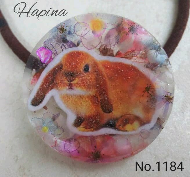 カラフルデザイン ハリネズミちゃんラウンドレジンヘアゴム