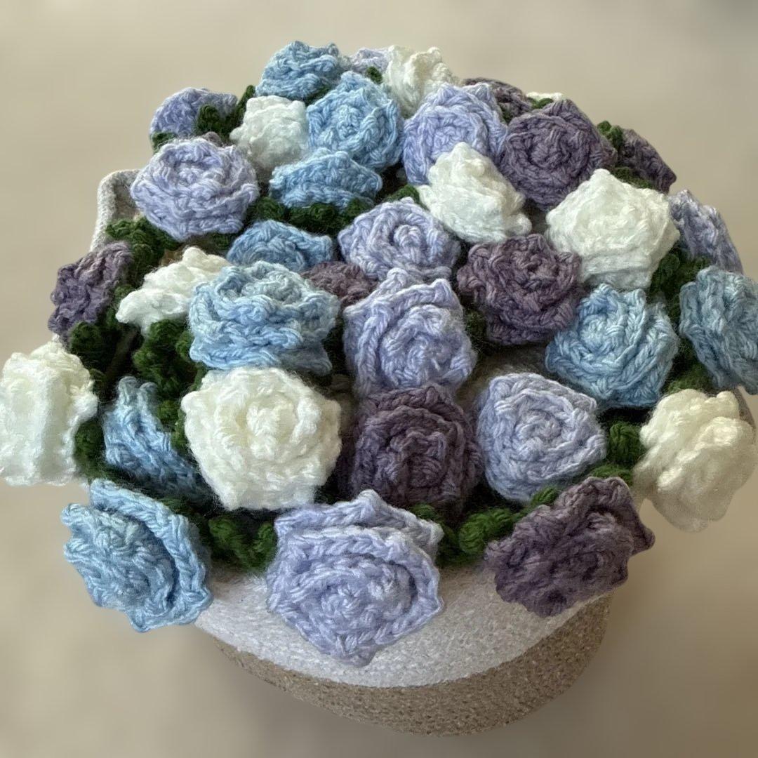 バラのブーケブランケット バラのブーケブランケット | TSUMUGI かぎ針編み