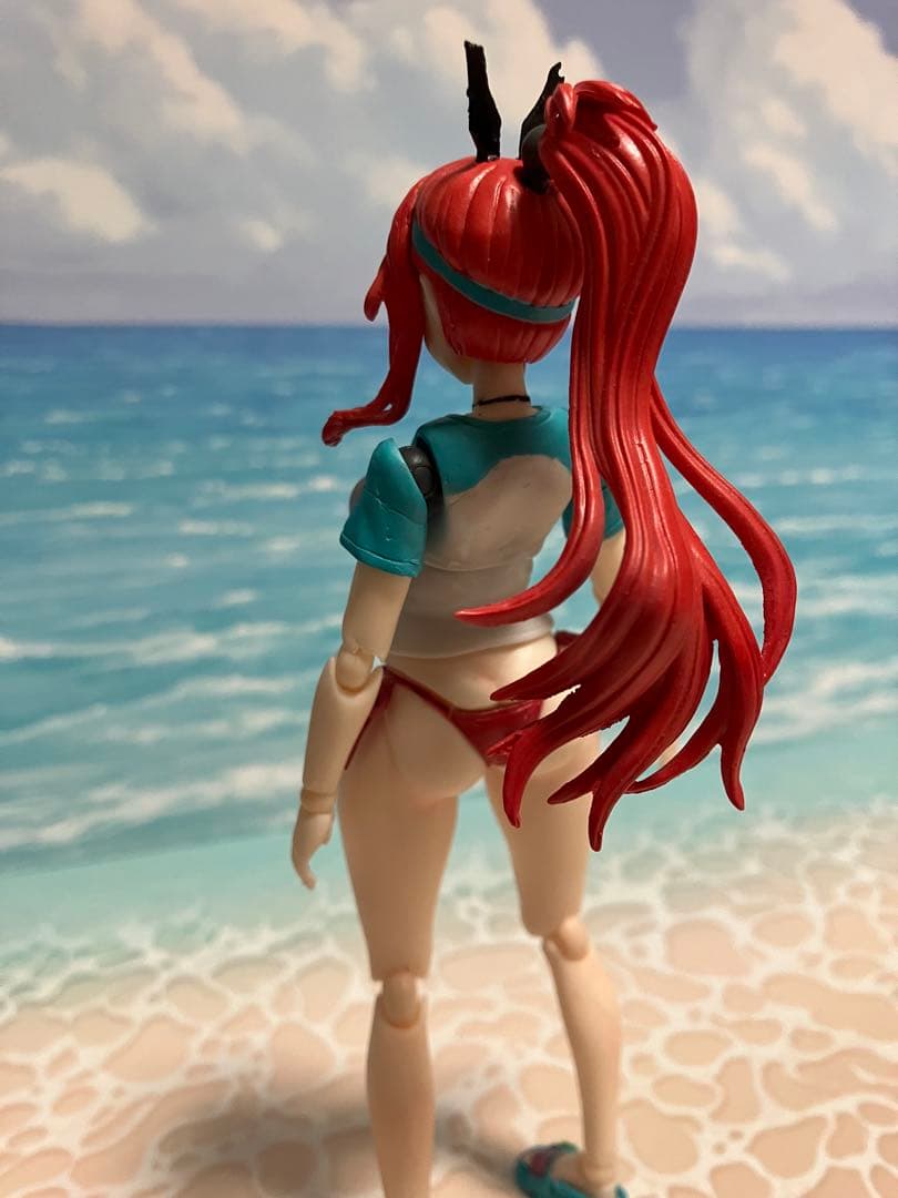 美少女プラモデル　ラピレッドフレーバー　ガレージキット製作、塗装済み