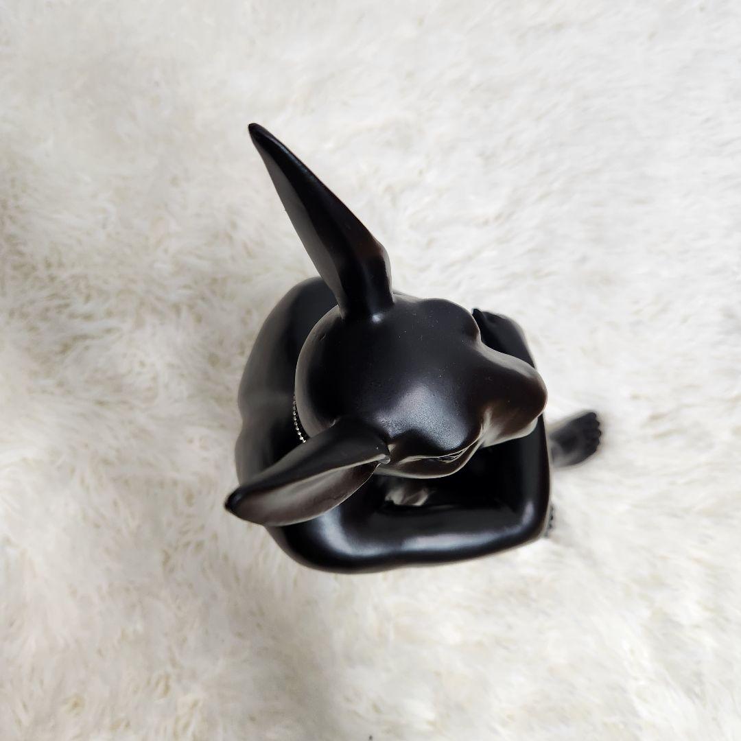 美品】KARE デザイン ギャングスターラビット ブラック デコフィギア