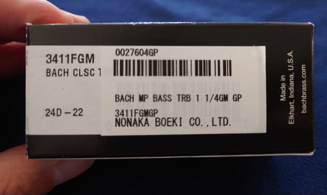 V.Bach 1-1/4GM 金メッキGP