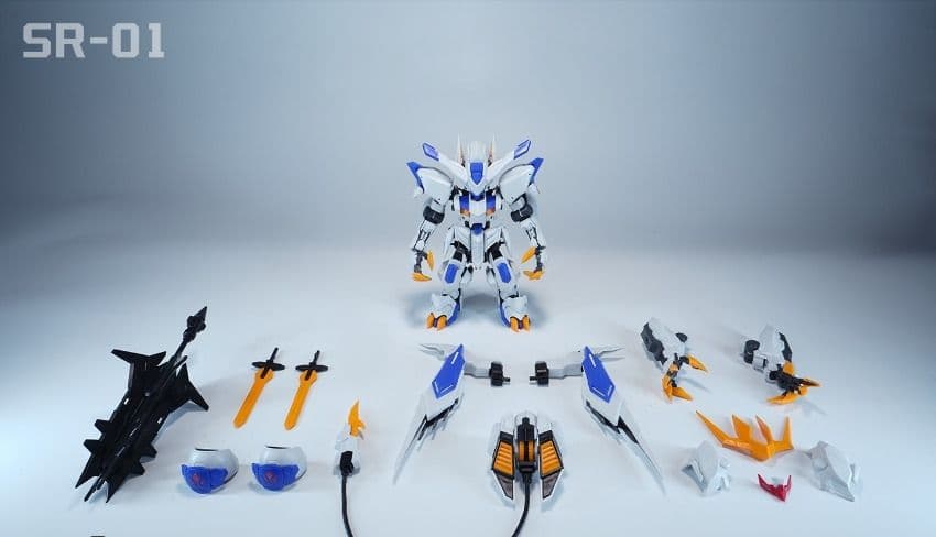 海外製 中華 バエル バルバトス似 形態切替 MGSD相当 発光 新品