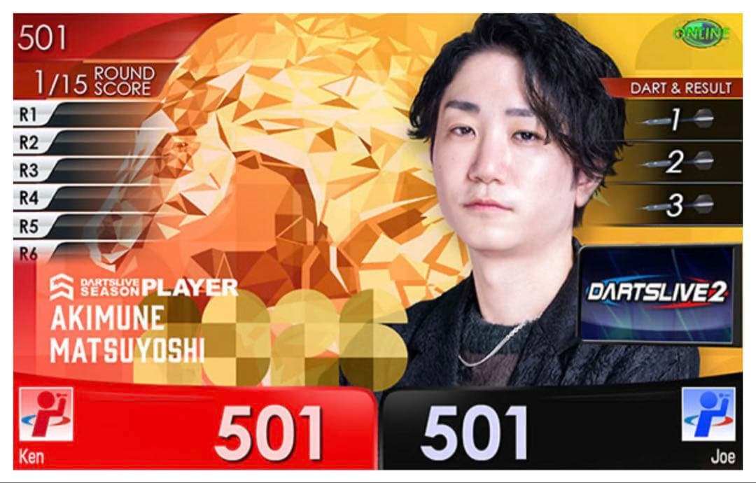ダーツライブ MATSUYOSHI アクセサリ > ダーツライブカード > DARTSLIVE PLAYER GOODS第六弾