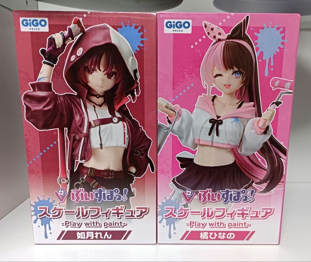 ぶいすぽっ！ GiGO フィギュア セット　橘ひなの&如月れん ぶいすぽ 橘ひなの 如月レン フィギュア セット - メルカリ