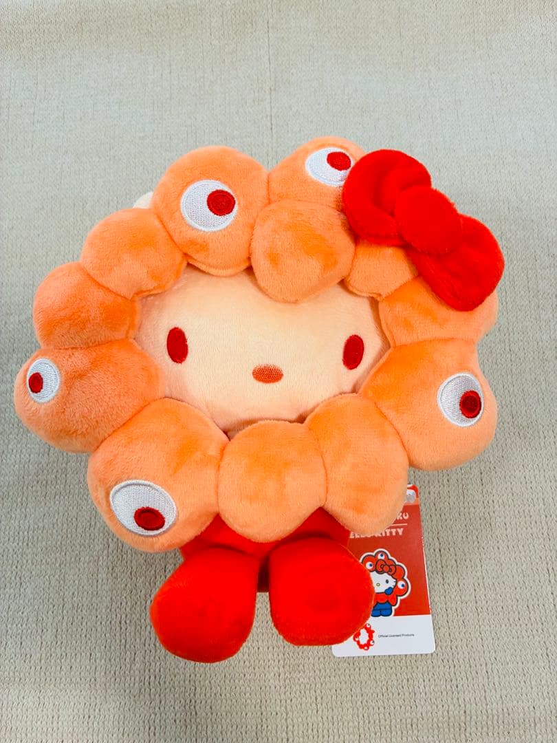ミャクミャク サンリオ　ぬいぐるみM 推しカラー　キティ 推しカラーサンリオミャクミャク ぬいぐるみMハローキティ｜Yahoo