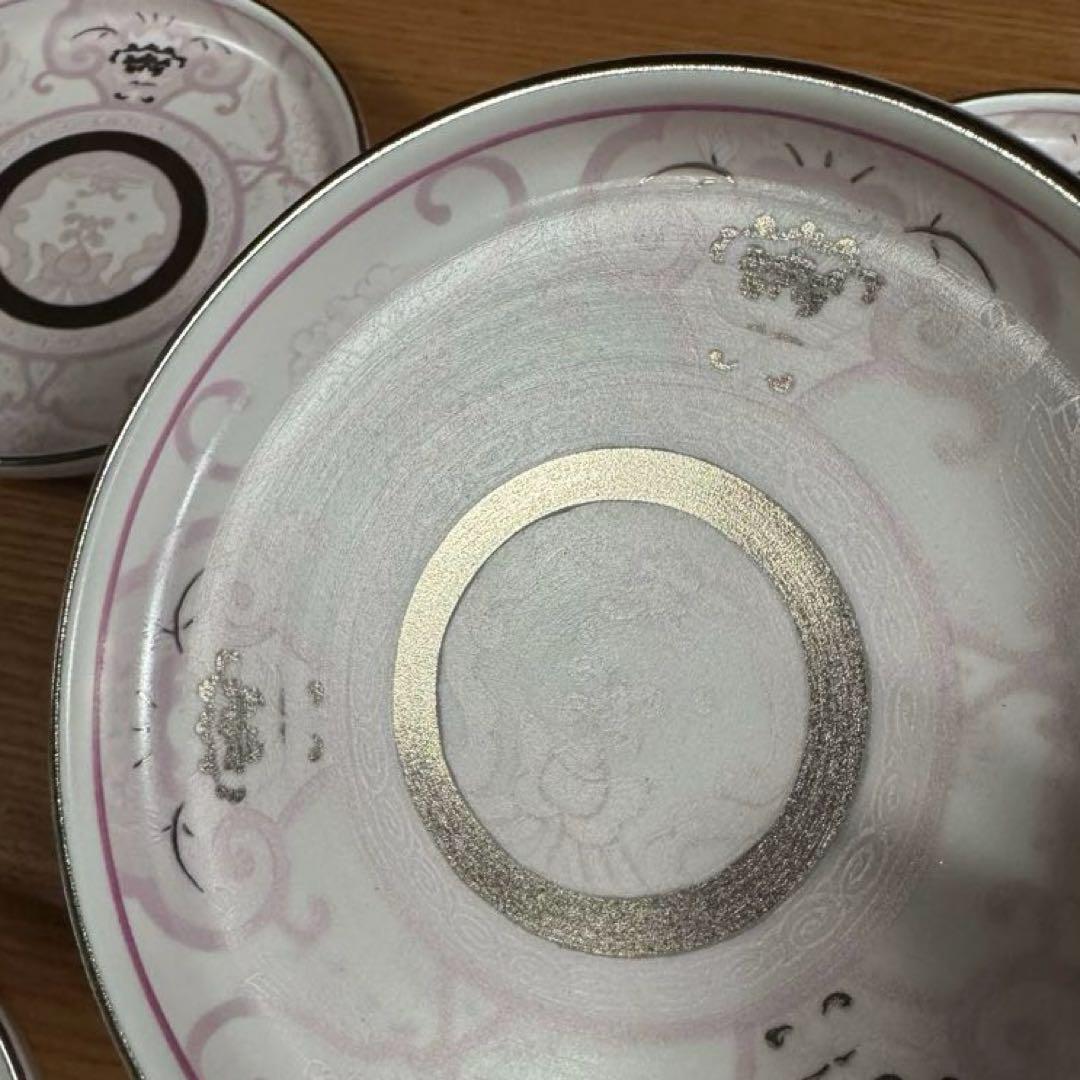 アリタポーセリンラボ JAPAN CHERRY 銘々皿 古伊万里草花紋 5枚組