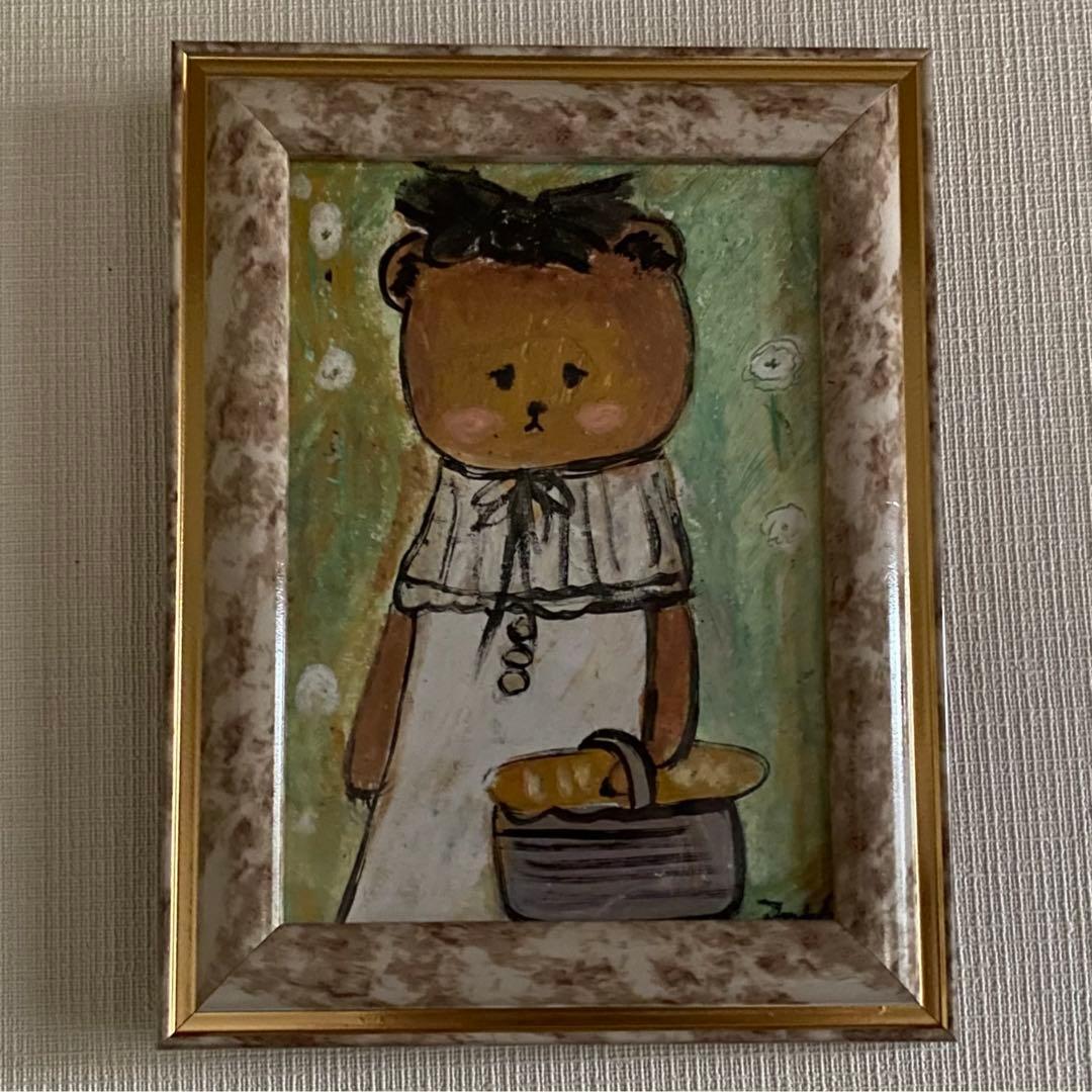 絵画。原画【Bear bought bread】 Bear bread really said 💪 . By @konel_bread . . #art #food