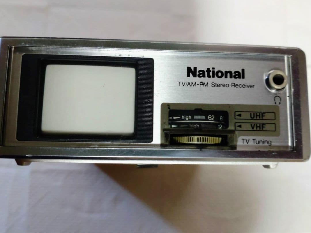 ナショナル83年製テレビラジオ MODEL NO. TR-1020 電源入らず - メルカリ