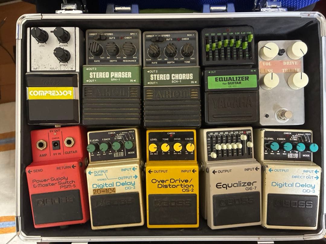 (〜9/21値下げ)ギターエフェクターセット(ボード付き) Amazon | GHOSTFIRE 超軽量 ギターエフェクター ボード ペダルボード