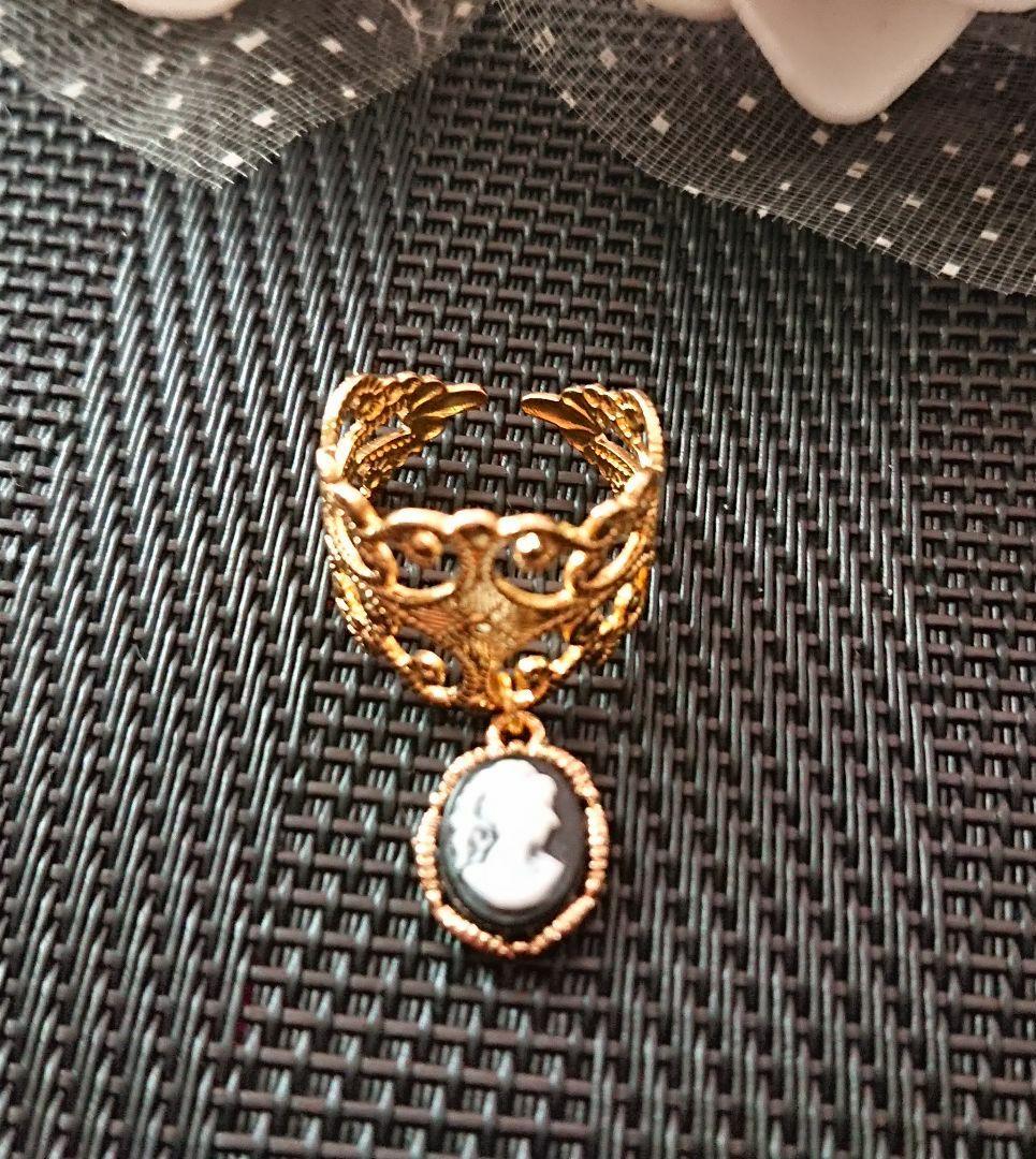 ＊#237＊☆限定1個☆高級感!!☆ブラックカメオデザインプレートリング＊ ブラックカメオリング | 商品一覧 | Plume d' oie（プリュムドワ）