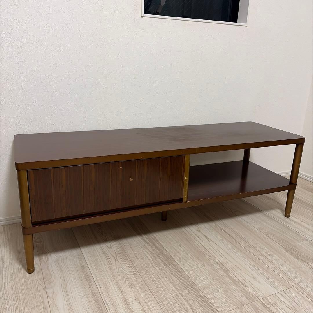 カリモク60 karimoku TVボード ローボード 昭和レトロ Karimoku60+】カリモク60+ TVボード 1200 AVボード テレビ台