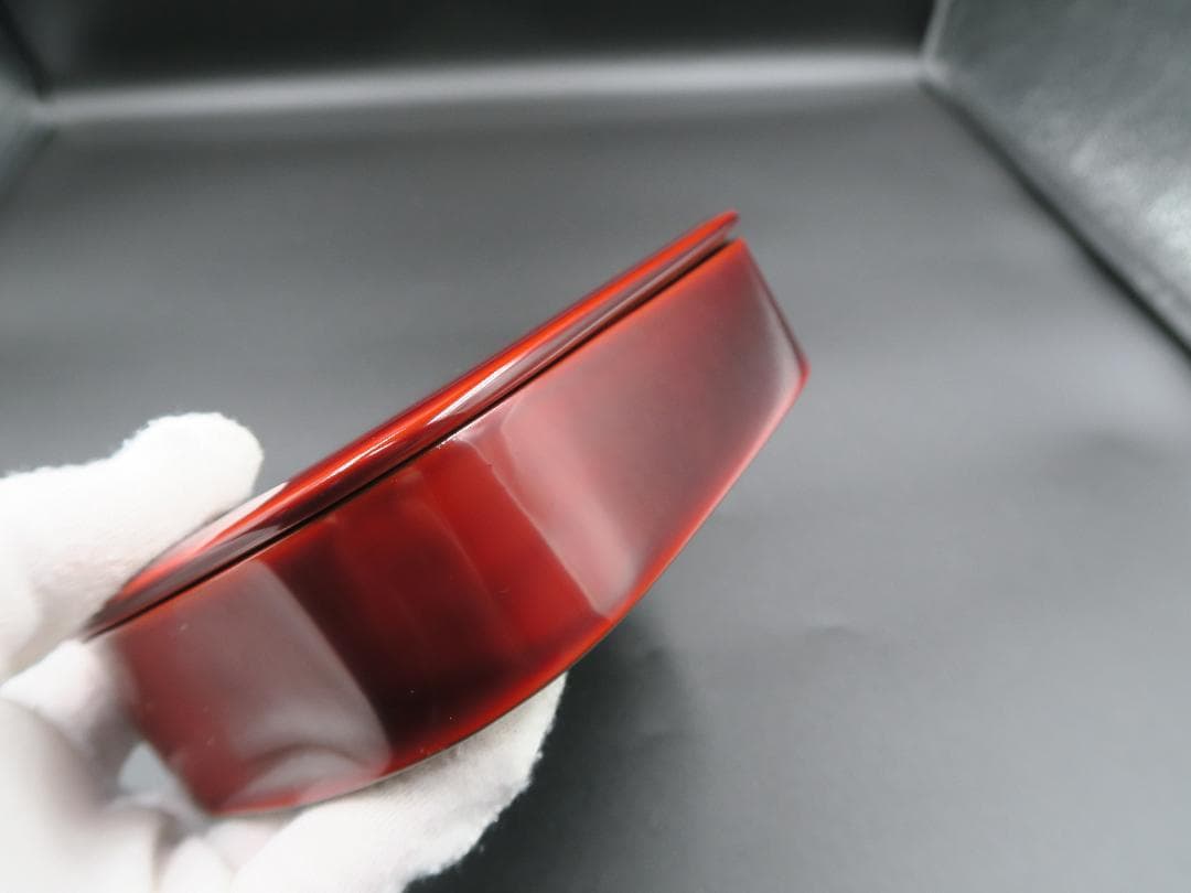 輪島塗】曲げわっぱ弁当箱 塩徳屋漆器店 溜塗内朱塗 一客 天然木 共箱