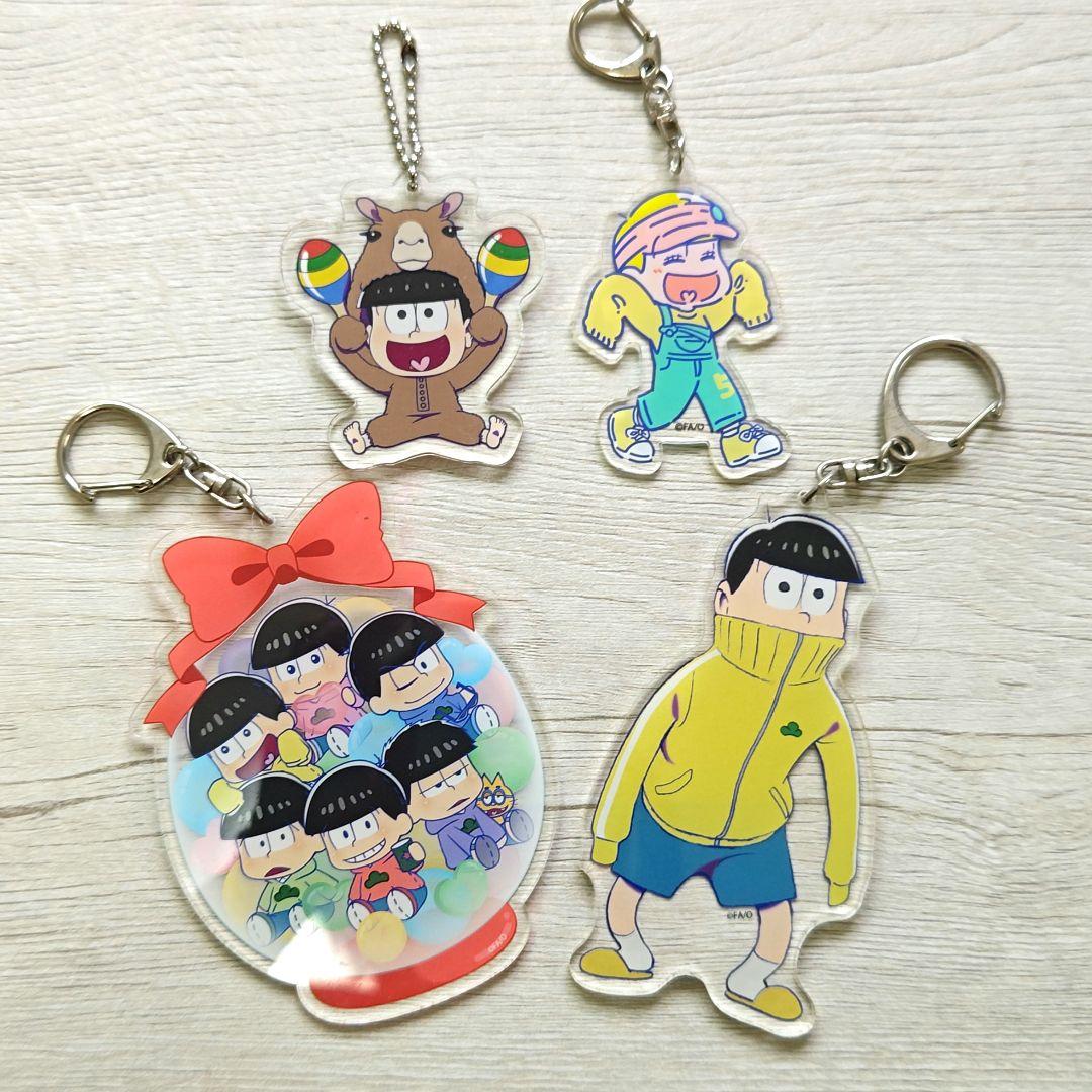 おそ松さん 12点 グッズセット 限定品 缶バッチ アクリルキーホルダー