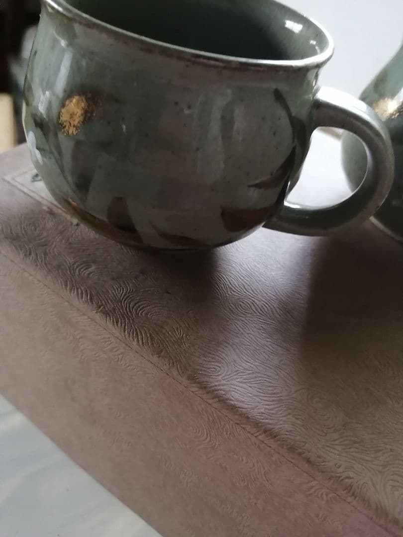 高級品‼️九谷焼 コーヒーカップ 秋草 ペア - メルカリ